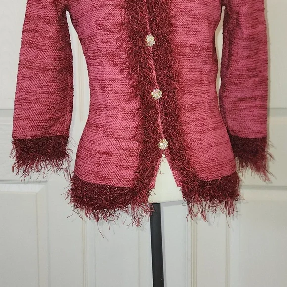 Knitline Rosa Fringe Trim Jacket - Picture 4 of 9